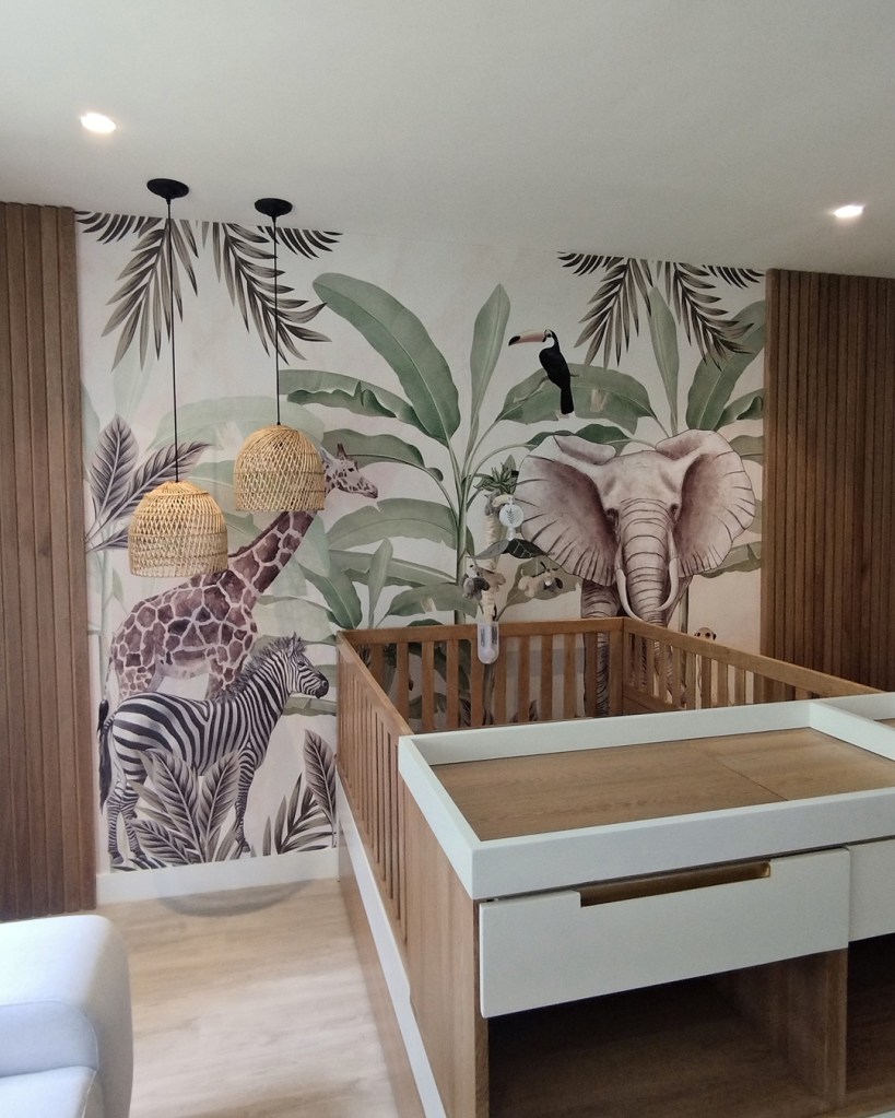 Mural Infantil Jungla Realista