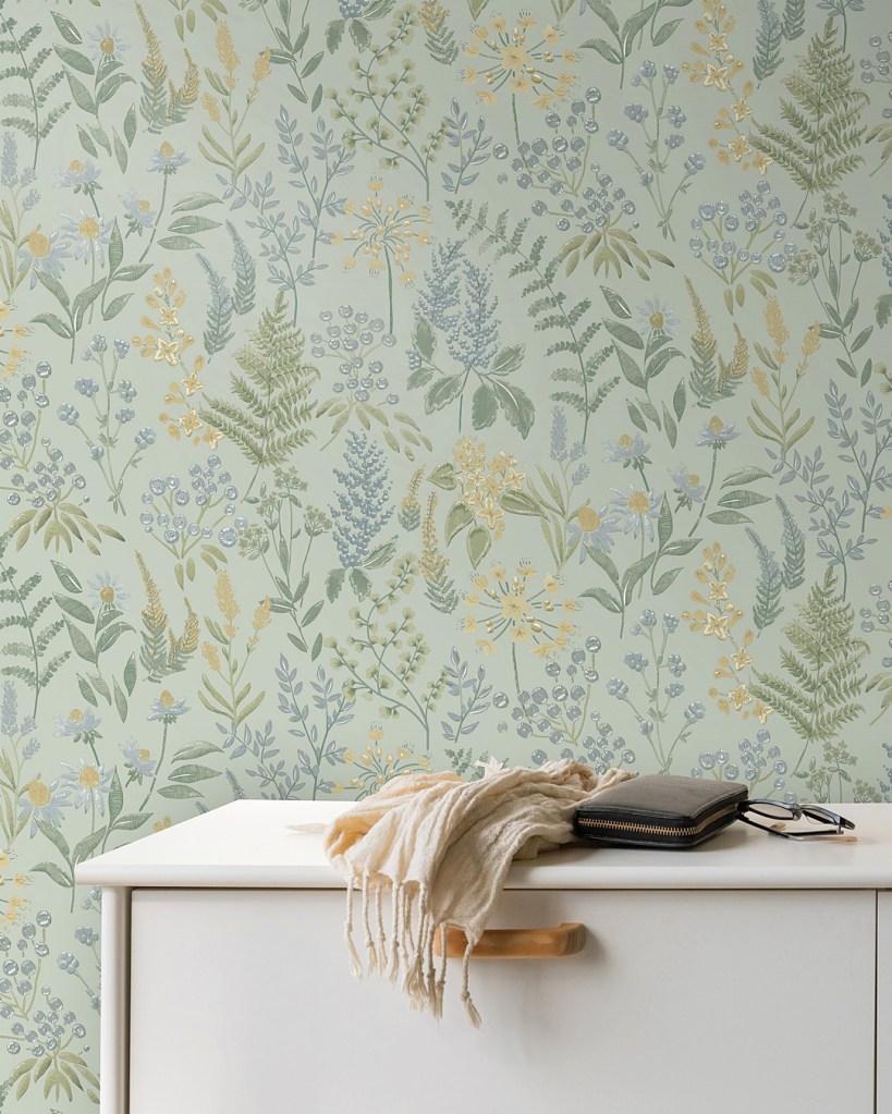 Papel Pintado Plantas Botanicas colección The Lost Garden